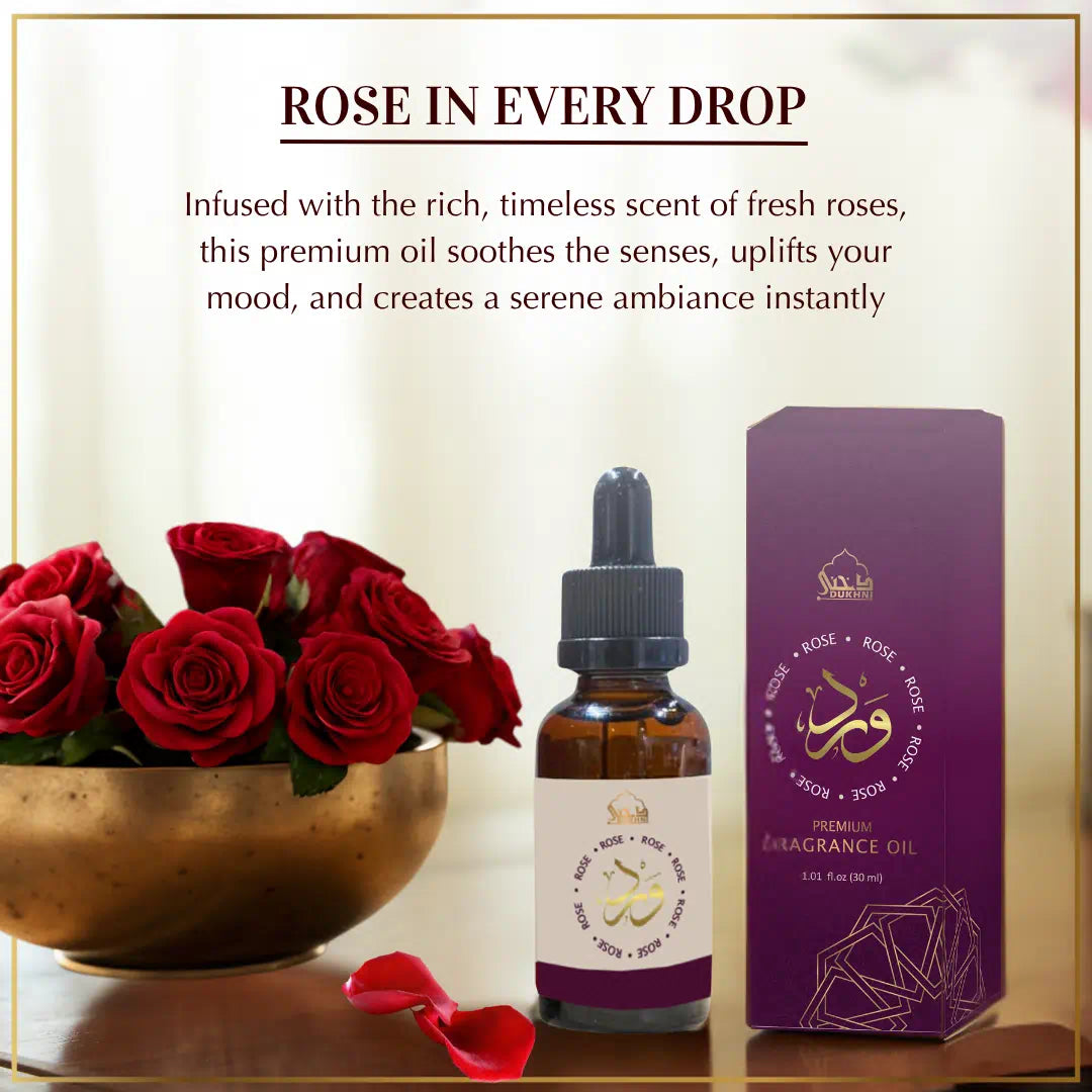 Premium Rose Fragrance Oil | Rich rose scent for your space