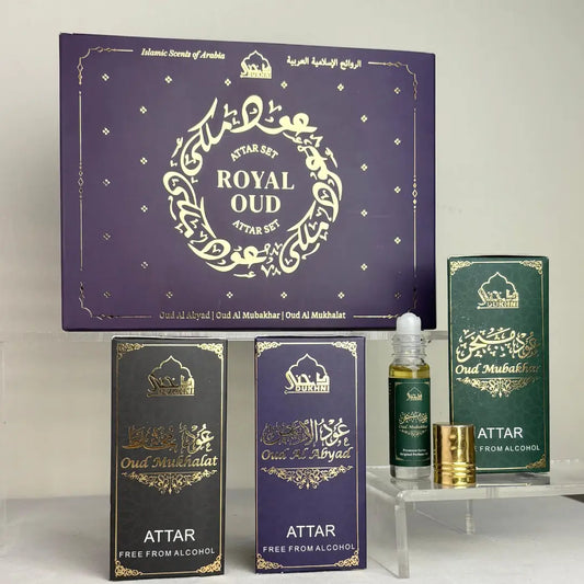 Royal oud assorted set of 3 attars