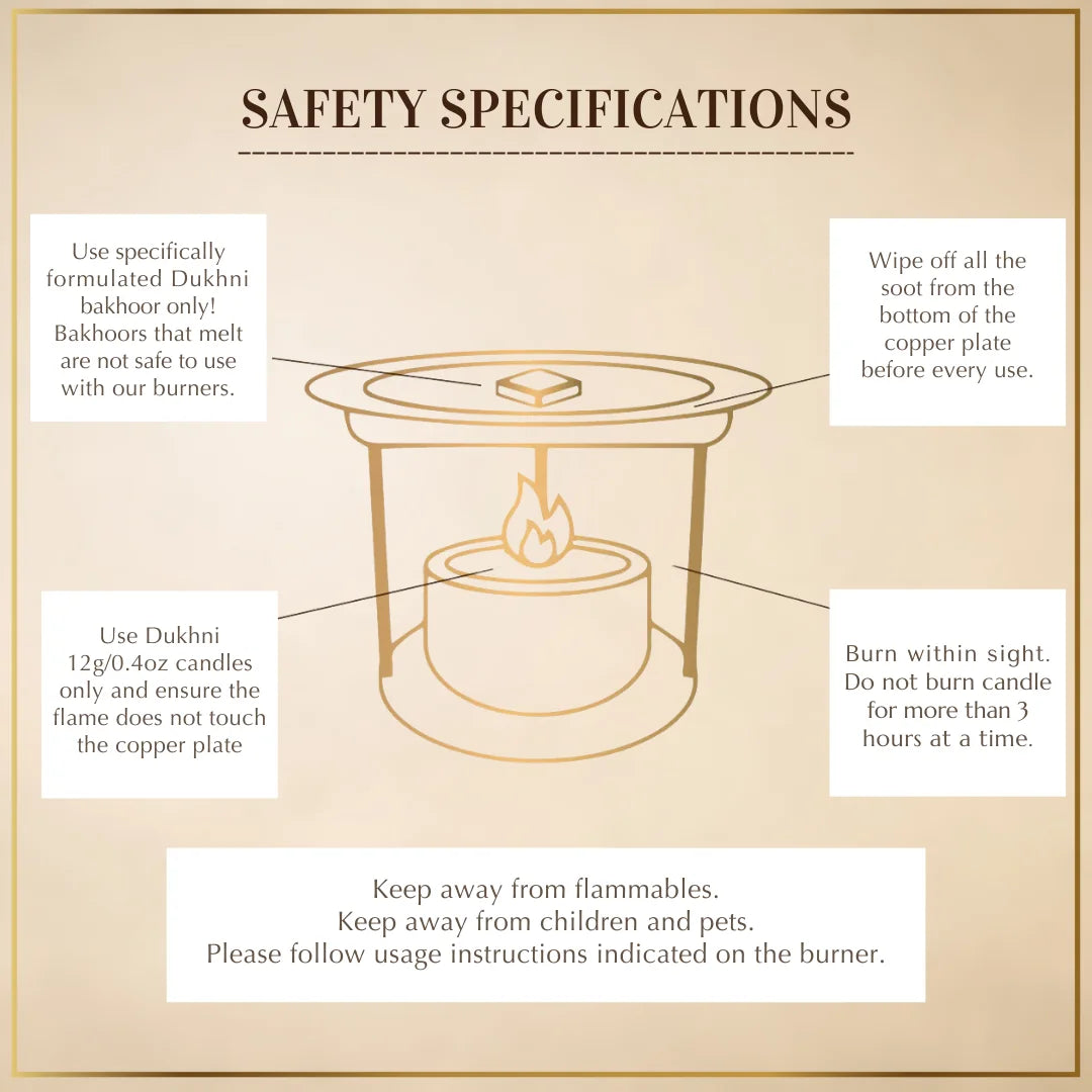 Safety Specifications While Using Dukhni Smokeless Burners Safe For Pets Kids