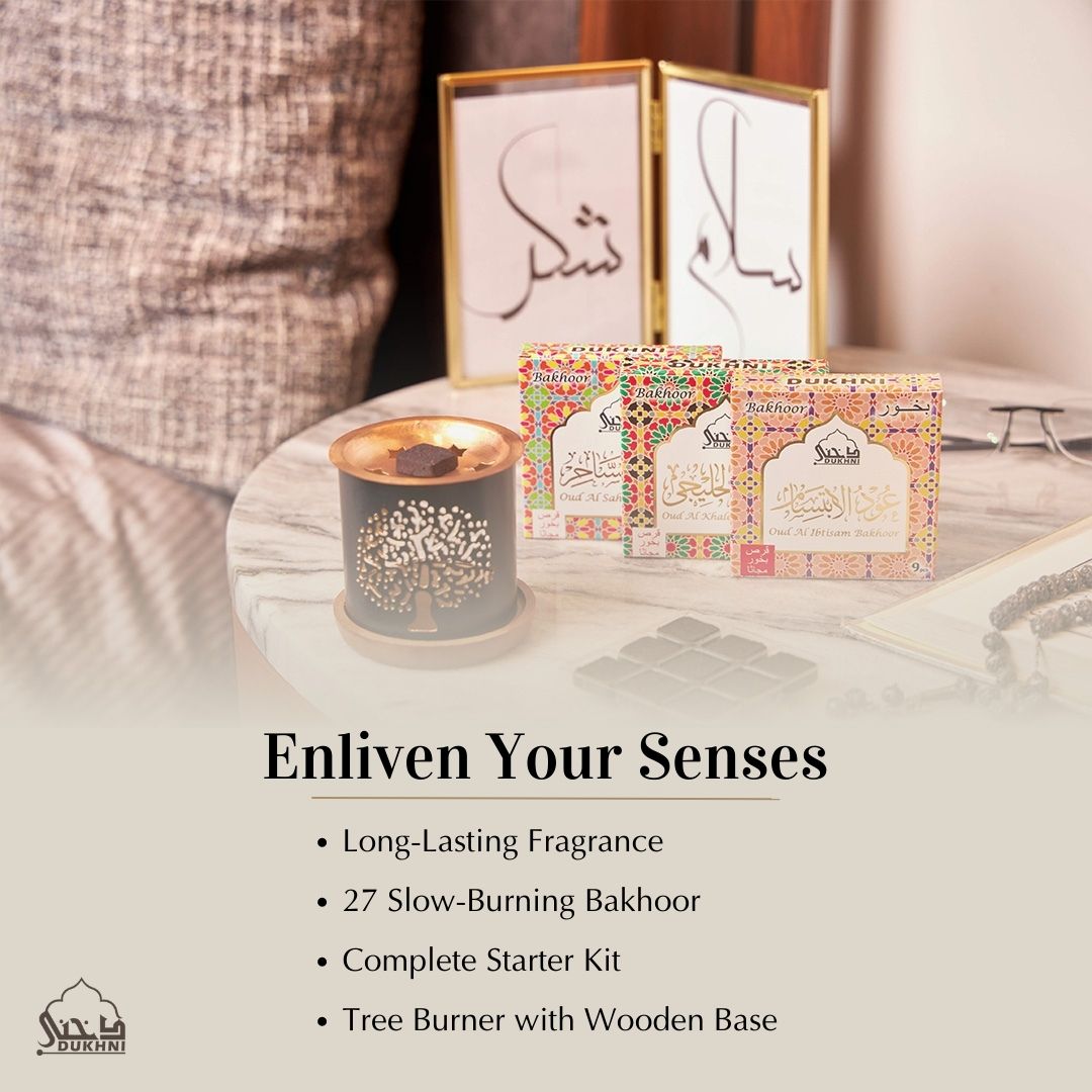 Oud Al Khaleeji, Oud Al Saher & Oud Al Ibtisam Bakhoor & Burner