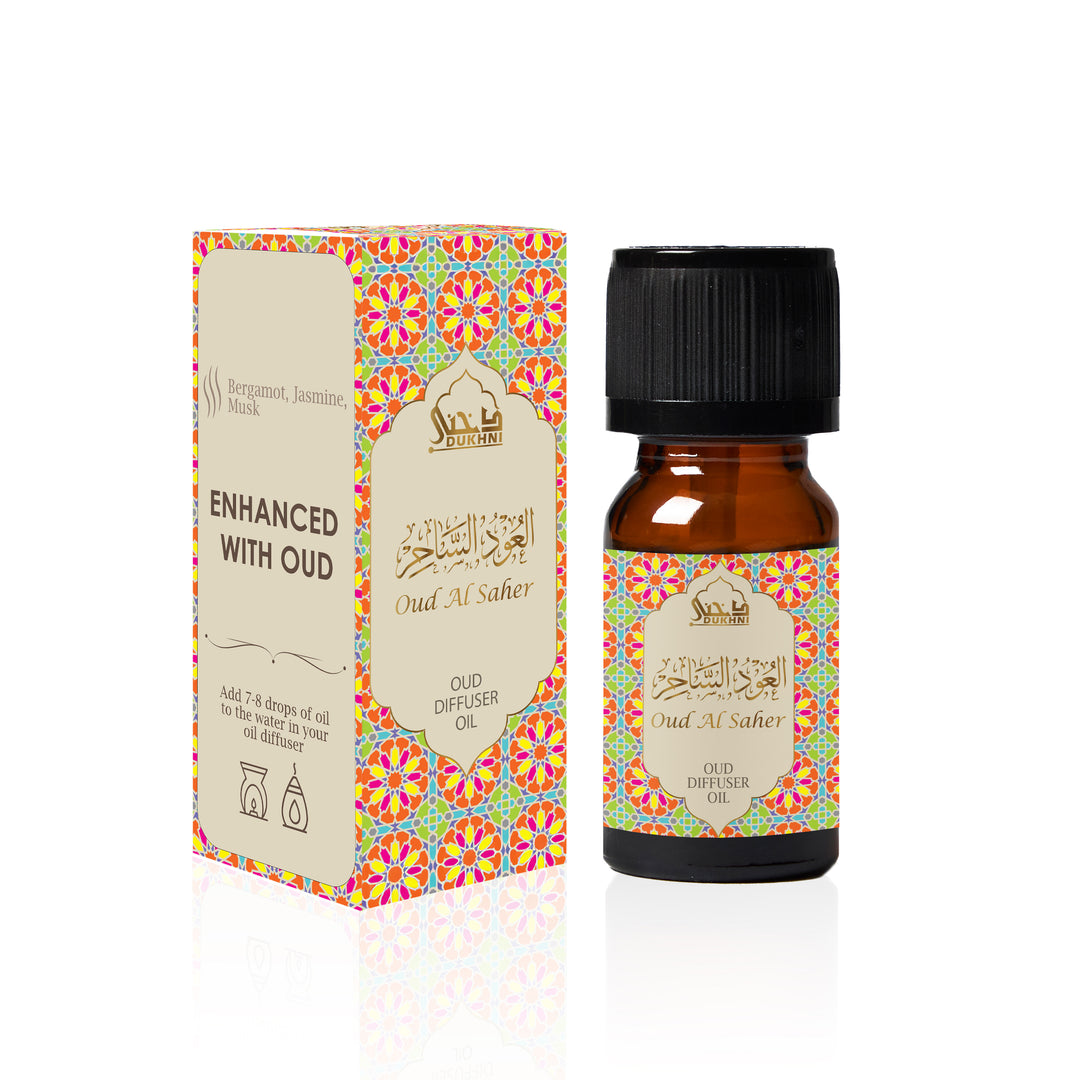 Oud Al Saher Oil Blend | 10ml Arabic Oil for Diffuser & Humidifier