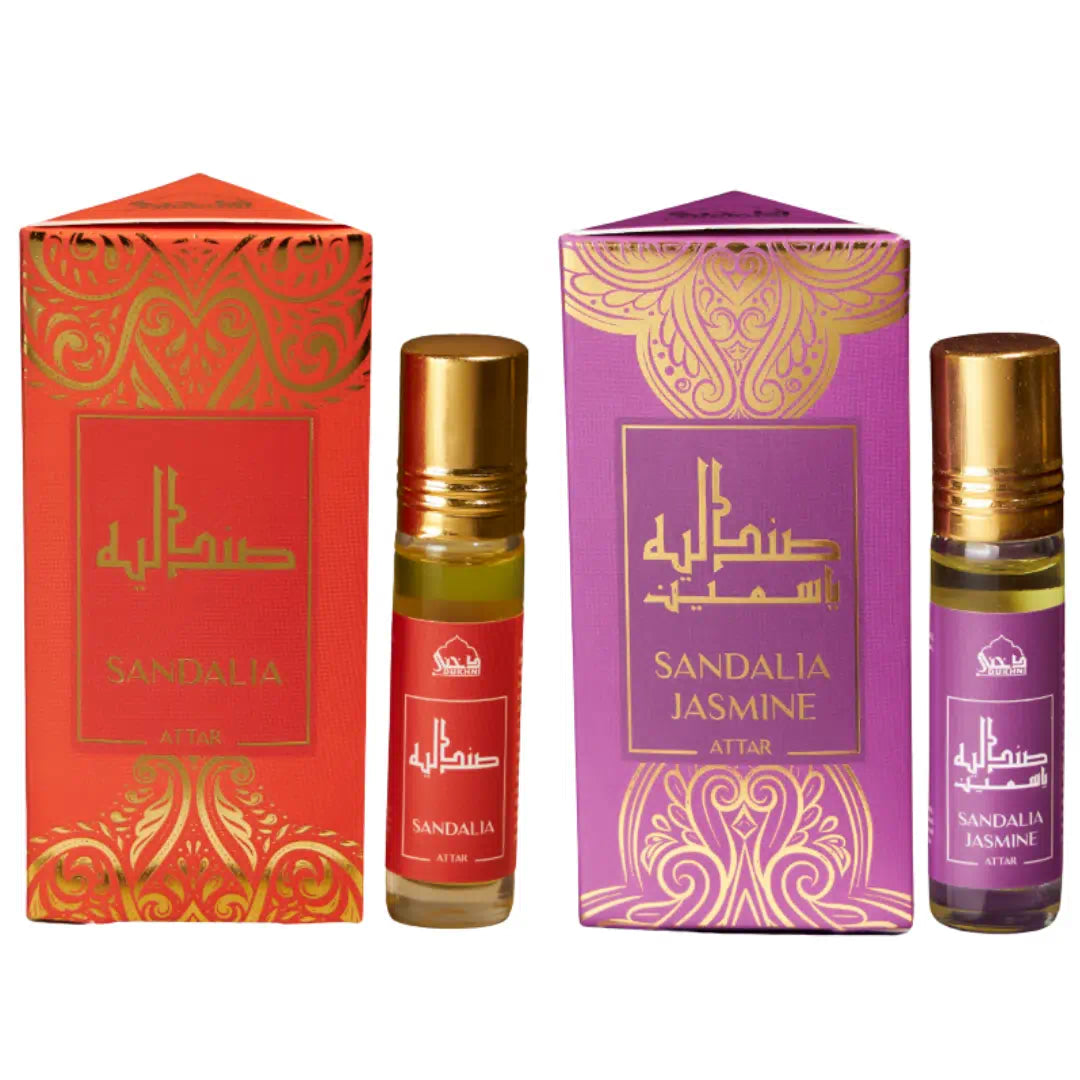 Sandalia and Sandalia Jasmine Attar Oil Set of 2