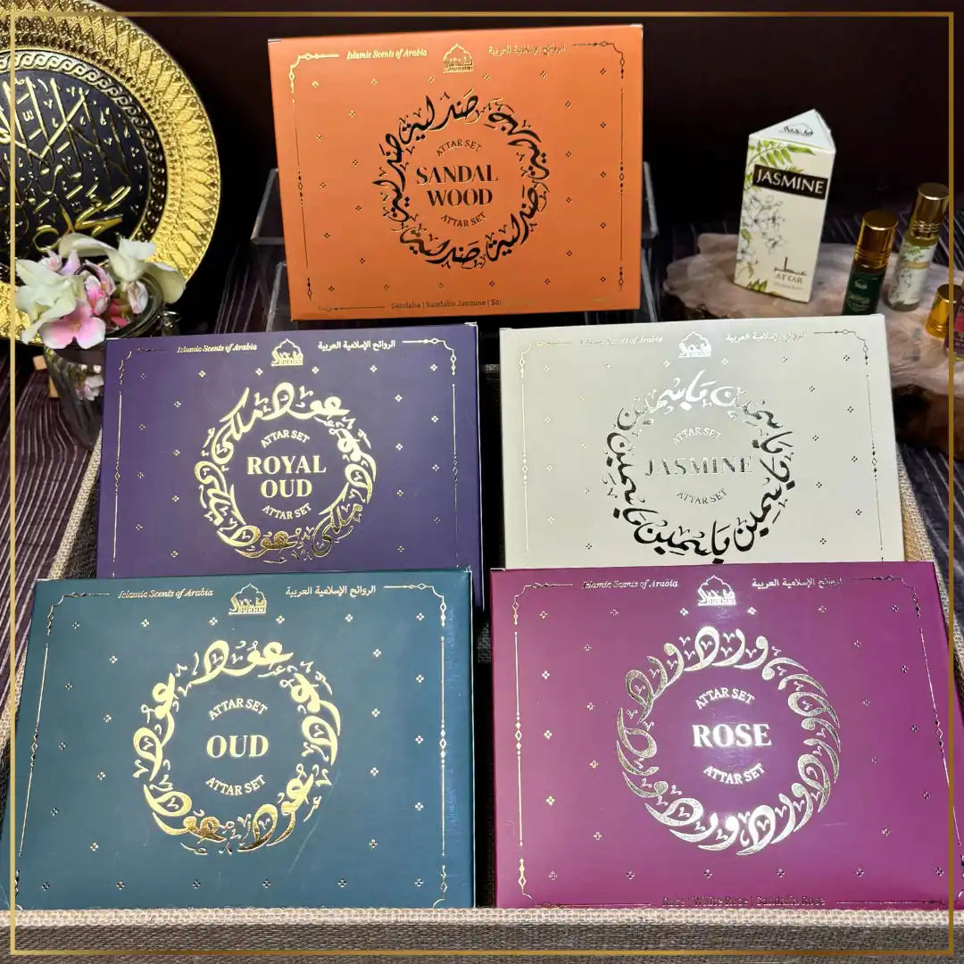 Sandalwood range attar oil sets