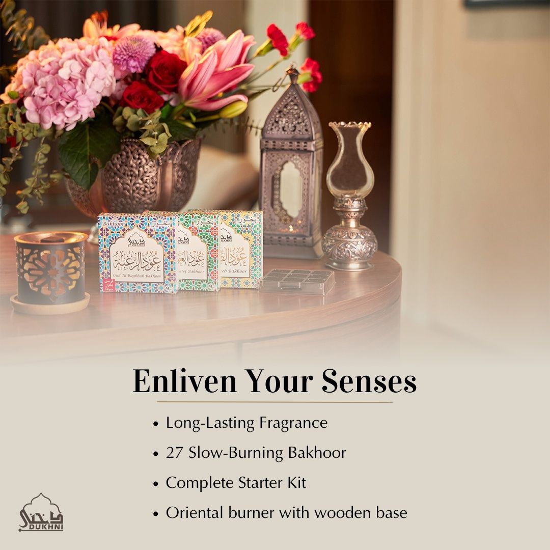 Oud Al Teeb, Raghbah, Awatef Bakhoor & Oriental Burner