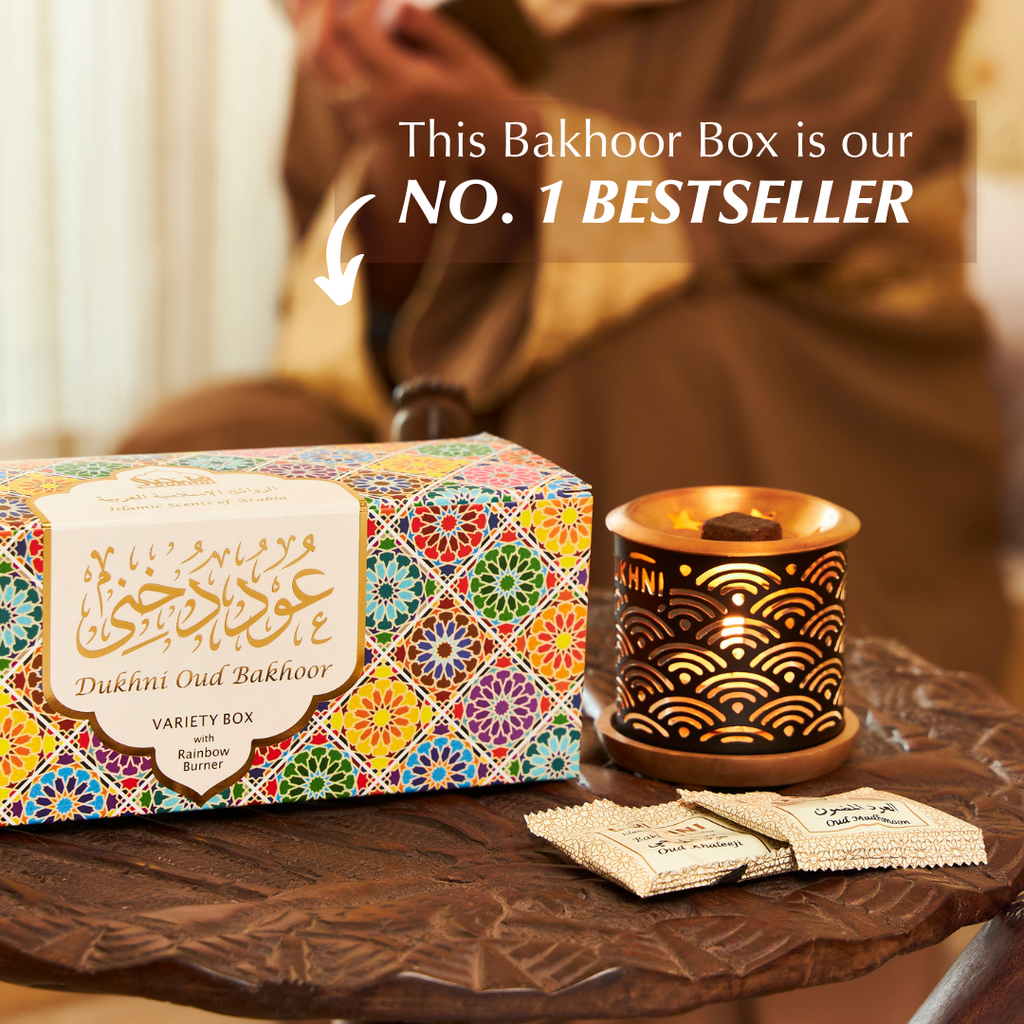 Dukhni Oud Bakhoor Variety Box Smokeless Bakhoor Burner IN