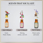 Scent description of diffuser oils, highlighting unique fragrances.